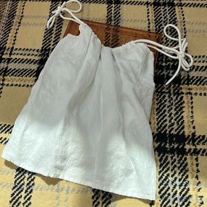 SIR the label white linen shirt